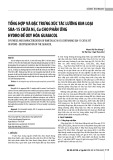 Tổng hợp và đặc trưng xúc tác lưỡng kim loại SBA-15 chứa Ni, Cu cho phản ứng hydro đề oxy hóa guaiacol