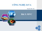 Bài giảng Công nghệ Java: Bài 3.1 - Nguyễn Hữu Thể