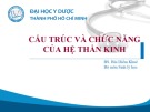 Bài giảng Cấu trúc và chức năng của hệ thần kinh