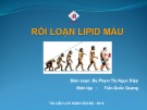 Bài giảng Rối loạn lipid máu