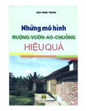 Ruộng - Vườn - Ao - Chuồng: Những mô hình hiệu quả