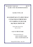 Luận án tiến sĩ Y học: So sánh kết quả của phẫu thuật cắt đại tràng ở bệnh nhân có và không có chuẩn bị đại tràng trước mổ