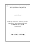 Luận án tiến sĩ Nông nghiệp: Nghiên cứu tính đa dạng thực vật thân gỗ và đặc điểm cấu trúc của một số kiểu rừng chính tại Vườn Quốc gia Bù Gia Mập, tỉnh Bình Phước