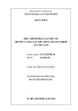 Tóm tắt Luận án tiến sĩ Luật học: Điều chỉnh pháp luật đối với thương lượng tập thể trong doanh nghiệp tại Việt Nam