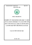 Luận án tiến sĩ Dược học: Nghiên cứu thành phần hóa học và một số tác dụng sinh học của loài Viễn chí hoa vàng Polygala arillata Buch.-Ham. ex D. Don, họ Viễn chí (Polygalaceae)