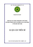 Luận án tiến sĩ Nông nghiệp: Đánh giá các dòng TGMS mới và khả năng sử dụng trong chọn tạo giống lúa lai hai dòng ở phía Bắc Việt Nam