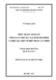 Tóm tắt Luận án tiến sĩ Y học: Thực trạng giám sát viêm gan vi rút B, C tại tỉnh Thái Bình và hiệu quả một số biện pháp can thiệp