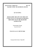 Tóm tắt Luận án tiến sĩ Y học: Đánh giá phục hồi chức năng thở, nuốt và phát âm sau cắt thanh quản một phần trong điều trị ung thư thanh môn giai đoạn sớm