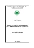 Luận án tiến sĩ Lâm nghiệp: Nghiên cứu quản lý bảo tồn đa dạng sinh học thực vật tại Khu bảo tồn thiên nhiên Pù Luông, Thanh Hóa