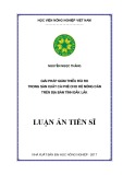 Luận án tiến sĩ Kinh tế nông nghiệp: Giải pháp giảm thiểu rủi ro trong sản xuất cà phê cho hộ nông dân trên địa bàn tỉnh Đắk Lắk