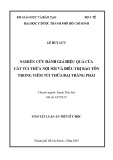 Tóm tắt Luận án tiến sĩ Y học: Nghiên cứu đánh giá hiệu quả của cắt túi thừa nội soi và điều trị bảo tồn trong viêm túi thừa đại tràng phải