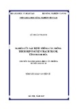 Tóm tắt Luận án tiến sĩ Nông nghiệp: Nghiên cứu xác định hệ thống cây trồng thích hợp ở huyện Thạch Thành, tỉnh Thanh Hóa