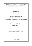 Tóm tắt Luận án tiến sĩ Y học: Đánh giá kết quả điều trị UTBM tế bào gan bằng phương pháp tắc mạch xạ trị với hạt vi cầu gắn Yttrium-90