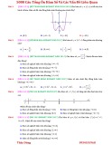 5000 câu tổng ôn Hàm số và các vấn đề liên quan