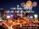 Thuyết trình Giới thiệu sách: Đất và người Sài Gòn