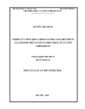 Tóm tắt Luận án tiến sĩ Hóa học: Nghiên cứu tổng hợp và khảo sát khả năng diệt khuẩn của oligome trên cơ sở guanidin trong xử lý nước nhiễm khuẩn