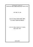 Luận văn thạc sĩ Quản lý văn hóa: Quản lý hoạt động biểu diễn của Đoàn Chèo Hải Phòng