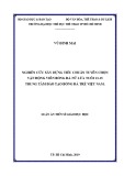 Luận án tiến sĩ Giáo dục học: Nghiên cứu xây dựng tiêu chuẩn tuyển chọn vận động viên bóng đá nữ lứa tuổi 13-15 Trung tâm đào tạo bóng đá trẻ Việt Nam