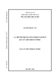 Luận án tiến sĩ Khảo cổ học: La thành (Thăng Long) trong lịch sử qua tư liệu khảo cổ học