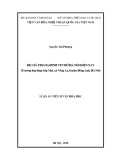 Luận án tiến sĩ Văn hóa học: Hệ giá trị gia đình ven đô Hà Nội hiện nay (trường hợp làng Sáp Mai, xã Võng La, Đông Anh, Hà Nội)