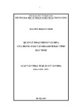 Luận văn thạc sĩ Quản lý văn hóa: Quản lý hoạt động văn hóa tại Trung tâm văn hóa Kinh Bắc tỉnh Bắc Ninh