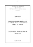 Luận án tiến sĩ Kiểm soát và bảo vệ môi trường: Nghiên cứu xác định chỉ số bền vững của lưu vực sông và áp dụng thí điểm cho lưu vực sông Cầu