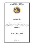 Luận án tiến sĩ Kỹ thuật: Nghiên cứu ảnh hưởng tính chất của bitum đến mô đun động của bê tông nhựa chặt ở Việt Nam