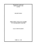 Luận văn tiến sĩ Lịch sử: Thuỷ nông vùng Tây Nam Bộ từ năm 1802 đến năm 1945