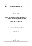 Tóm tắt Luận văn thạc sĩ Kế toán: Nghiên cứu nhận diện sai sót trên BCTC của các doanh nghiệp ngành nguyên vật liệu niêm yết trên thị trường chứng khoán Việt Nam