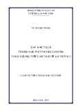 Luận án tiến sĩ Khoa học giáo dục: Dạy học toán trung học phổ thông chuyên theo hướng tiếp cận thuyết đa trí tuệ