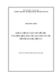 Luận văn tiến sĩ Khoa học giáo dục: Quản lý đội ngũ giáo viên tiểu học vùng đồng bằng sông Cửu Long theo yêu cầu đổi mới giáo dục hiện nay