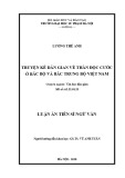 Luận án tiến sĩ Ngữ văn: Truyện kể dân gian về thần Độc Cước ở Bắc Bộ và Bắc Trung Bộ Việt Nam