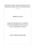 Luận án tiến sĩ Giáo dục học: Nghiên cứu giải pháp nâng cao thể chất cho sinh viên trường Đại học Nha Trang bằng các  hoạt động ngoại khóa