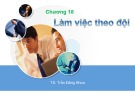 Bài giảng Quản trị học - Chương 15: Làm việc theo đội