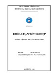 Đồ án tốt nghiệp du lịch: Khai thác và phát triển loại hình du lịch thiện nguyện tại bản Mển - xã Thanh Nưa - huyện Điện Biên - tỉnh Điện Biên