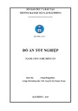 Đồ án tốt nghiệp ngành Công nghệ thông tin: Xây dựng Website quản lí điểm trường Phổ thông nhiều cấp học Nguyễn Tất Thành