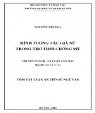 Tóm tắt luận án Tiến sĩ Ngữ Văn: Hình tượng tác giả nữ trong thơ thời kỳ chống Mỹ