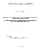 Doctoral Dissertation: Elastic and viscoelastic behaviour of composites with elastomeric matrix