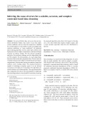 Inferring the cause of errors for a scalable, accurate, and complete constraint-based data cleansing