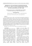 Bioefficacy of leaf extracts from Pouzolzia zeylanica (L.) Benn against diamondback moth plutella xylostella in Viet Nam