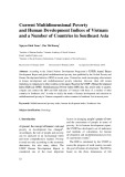 Current multidimensional poverty and human development indices of Vietnam and a number of countries in Southeast Asia