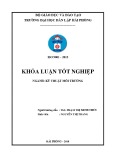 Đồ án tốt nghiệp ngành Kỹ thuật môi trường: Khảo sát sơ bộ khả năng hấp thụ Cr, Ni của cây rau cải