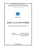 Đồ án tốt nghiệp ngành Kỹ thuật môi trường: Nghiên cứu đánh giá một số tác động chính tới môi trường của dự án sản xuất đồ nhựa