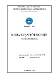 Đồ án tốt nghiệp ngành Kỹ thuật môi trường: Khảo sát và đánh giá hiện trạng quản lý chất thải y tế tại một số bệnh viện ở Hải Phòng