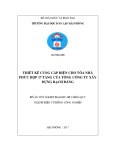 Đồ án tốt nghiệp ngành Điện tự động công nghiệp: Thiết kế cung cấp điện cho tòa nhà phức hợp 17 tầng của Tổng công ty xây dựng Bạch Đằng