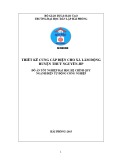 Đồ án tốt nghiệp ngành Điện tự động công nghiệp: Thiết kế cung cấp điện cho xã Lâm Động- Thuỷ Nguyên - HP