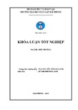 Đồ án tốt nghiệp ngành Kỹ thuật môi trường: Nghiên cứu các tác động đến môi trường từ hoạt động sản xuất giày da và đề xuất biện pháp giảm thiểu