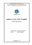 Đồ án tốt nghiệp ngành Kỹ thuật môi trường: Đánh giá hiện trạng sử dụng đất năm 2017 và 2018 của quận Lê Chân, Thành phố Hải Phòng