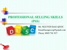 Bài giảng Professional selling skills - Nguyen Bao Quoc