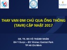 Bài giảng Thay van động mạch chủ qua ống thông (TAVR) cập nhật 2017 – GS.TS Võ Thành Nhân